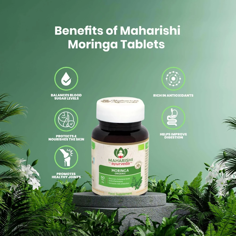 Maharishi Ayurveda Moringa Organic Tablets, 60 Tablets-3.webp